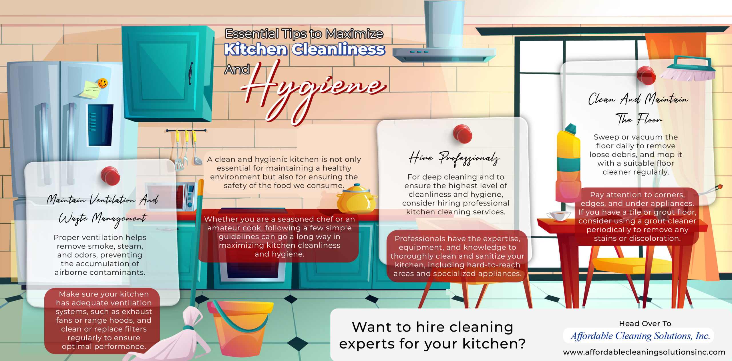 Essential Tips To Maximize Kitchen Cleanliness and Hygiene